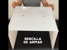 Cargar y reproducir el video en el visor de la galería, Caja de Aerosoles Desarmable